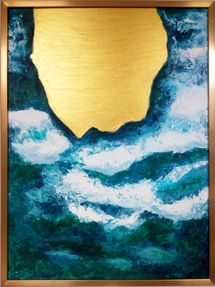 2021_ Útes enkaustika 63x47 cm