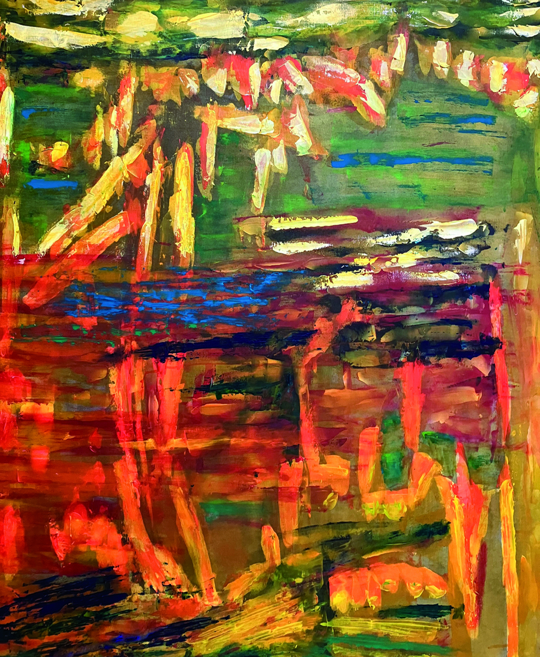 2024_Odlesky_akryl_100x120